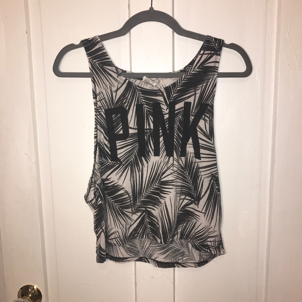 VICTORIA'S SECRET/PINK TANK TOP CROP TOP